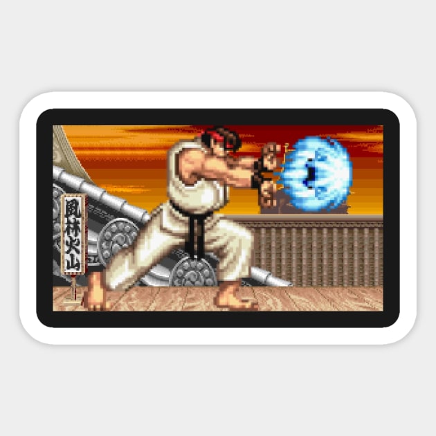 Hadouken It! Sticker by countxyz